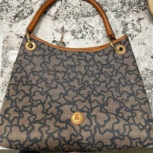 Nude Denim colored canvas Kaos New Total One Shoulder Bag